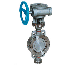 D373H蝸輪對(duì)夾式硬密封蝶閥