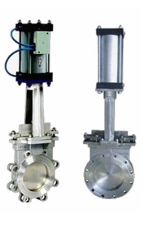 氣動對(duì)夾式刀(dāo)型閘閥