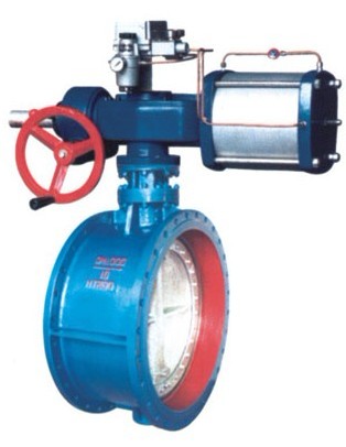 氣動軟密封法蘭蝶閥