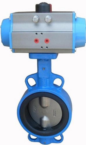 軟密封氣動對(duì)夾蝶閥